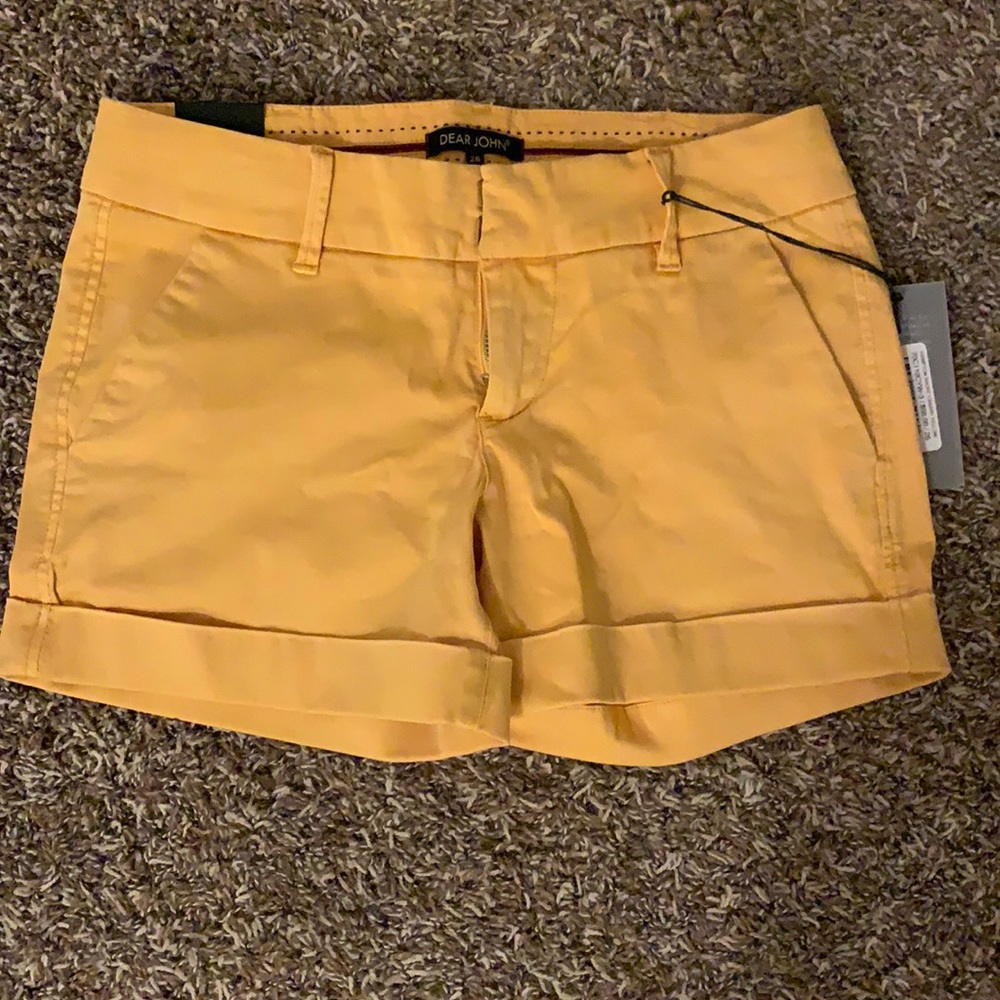 Dear John yellow shorts